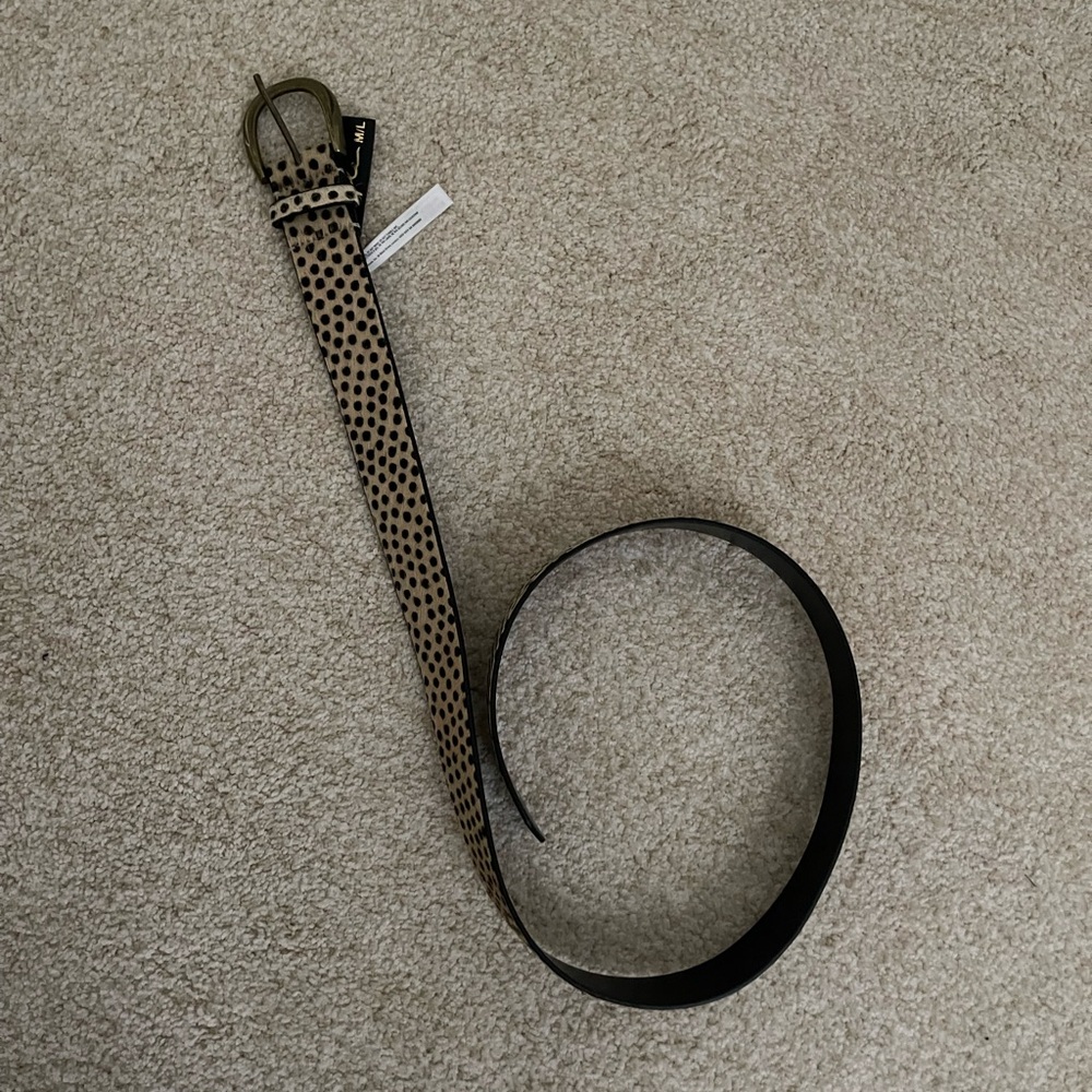 Free People Leopard Print Belt